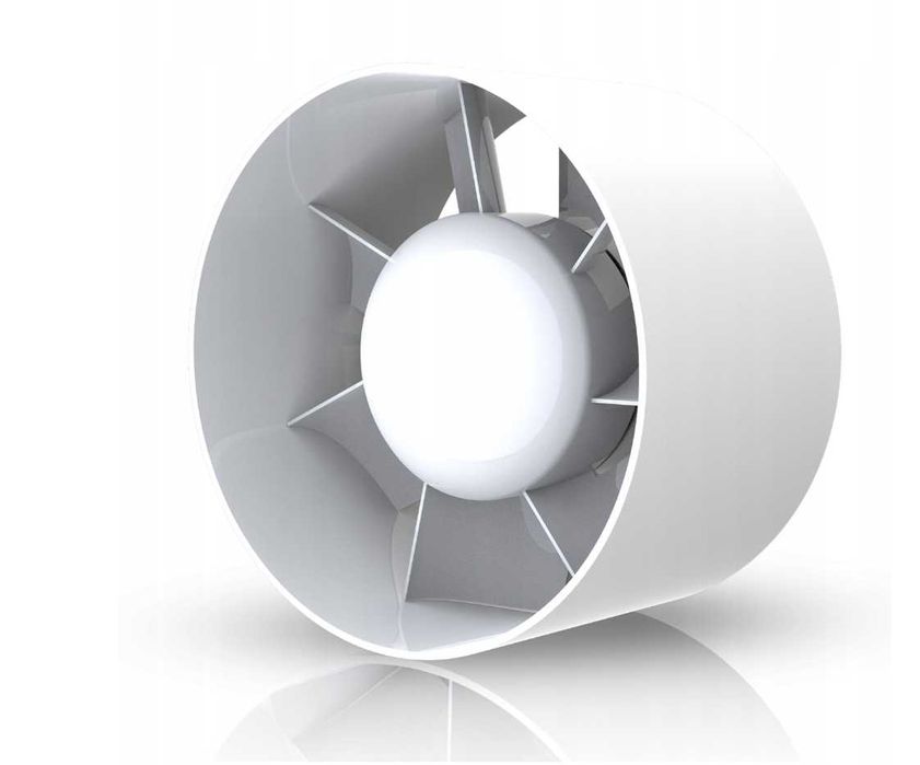 DOSPEL Wentylator kanałowy 100fi wydajny 100m3/h energooszczędny
