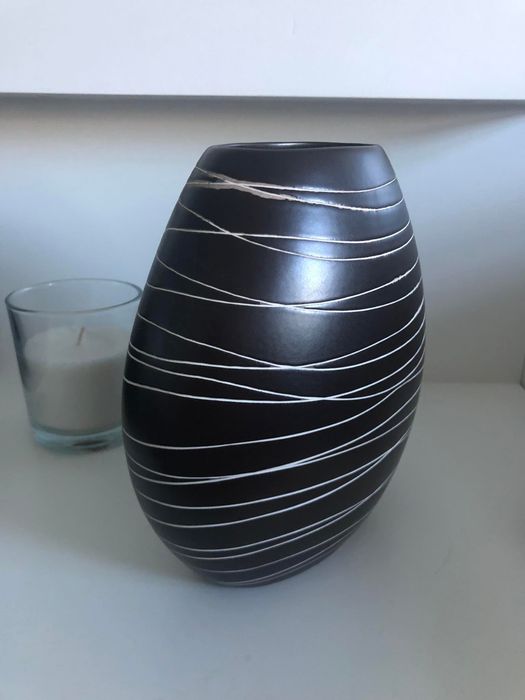 Jarra Castanha com riscas