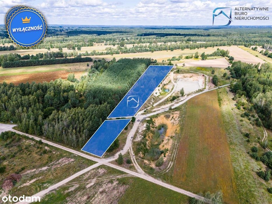 Działka przeznaczona pod wydobycie kopalin