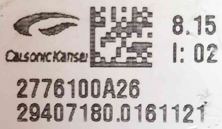 Resistência da Chauffage / Sofagem 2776100A26 - NISSAN QASHQAI II