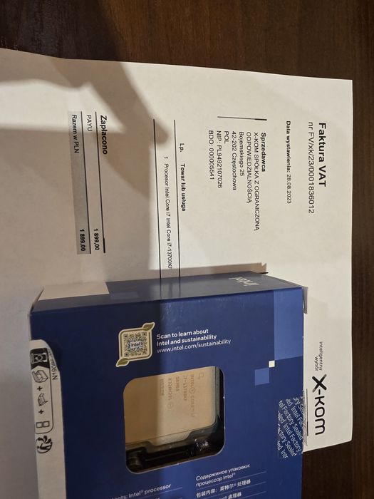 Używany procesor 13700kf