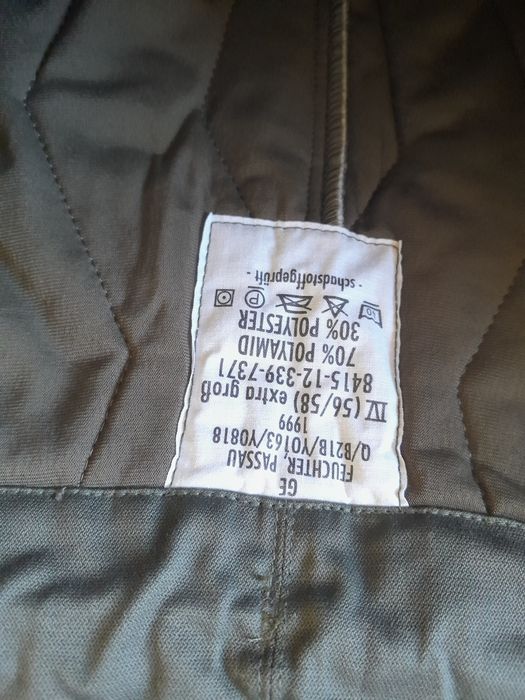 Spodnie gore tex flecktarn podpinka