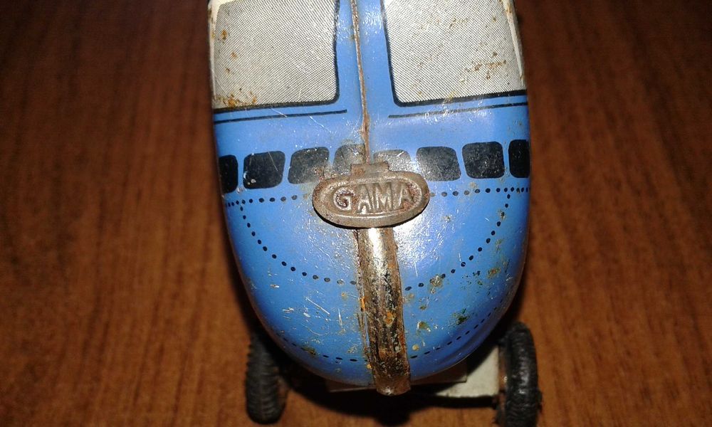 Brinquedo de lata: Helicóptero Gama Mechanik - Anos 50/60-West Germany