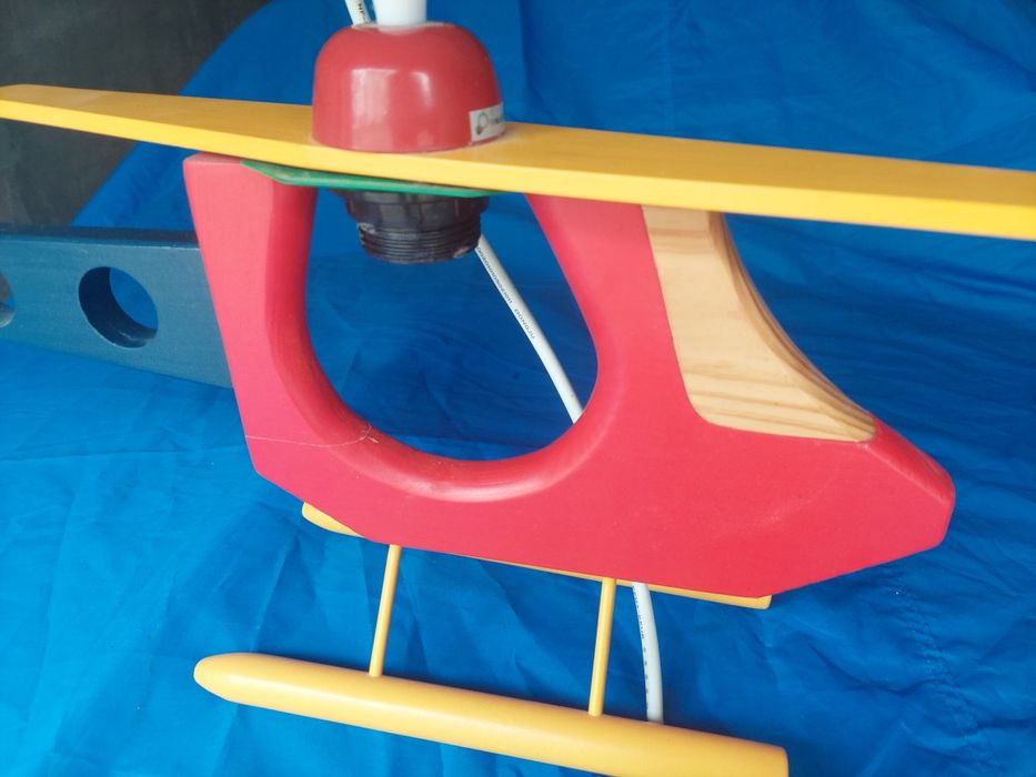 Candeeiro infantil Helicópetro