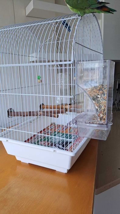 Gaiola média branca