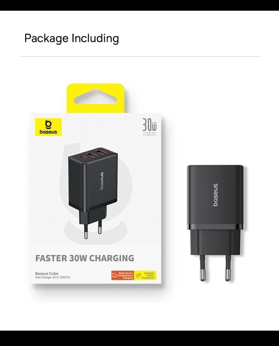 Baseus 30w блоки живлення