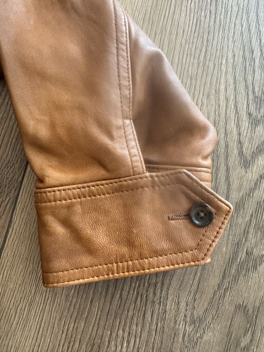 Męska kurtka skórzana ralph lauren