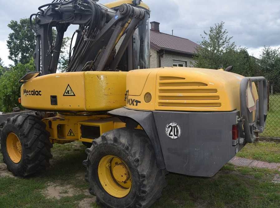 Mecalac 12MXT koparka komplet łyżek + widły