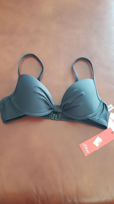 s.Oliver Mix Kini stanik góra od bikini strój kąpielowy damski czarny