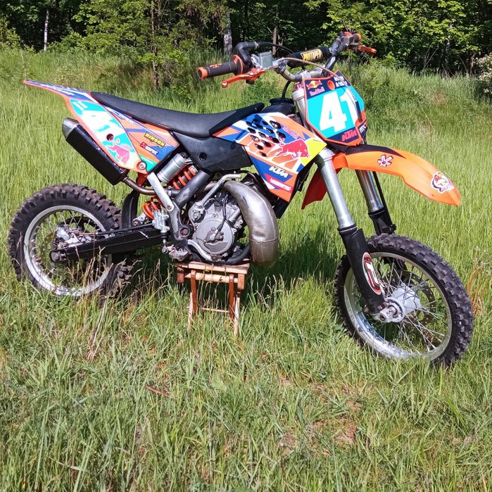 Подростковый KTM 65 SX  кроссовый мотоцикл в отличном состоянии.