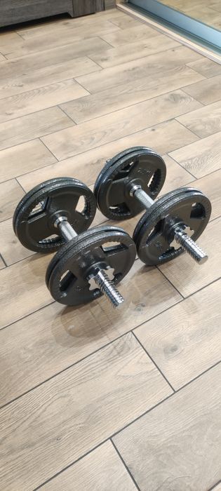 Hantle Żeliwne 2 x 12.5 kg nowe