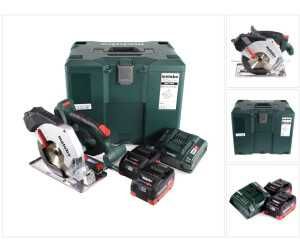 Serra Circular Metal sem Fio METABO MKS 18 LTX 58 + 2 bat 5,5Ah