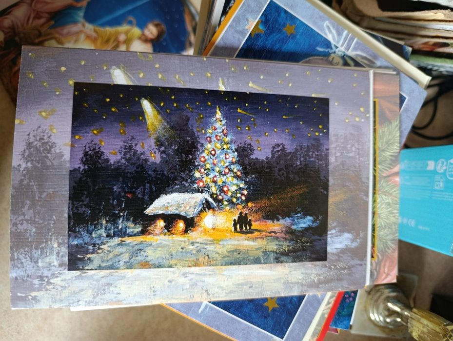 Kartki mix, świąteczne, różne motywy Amun