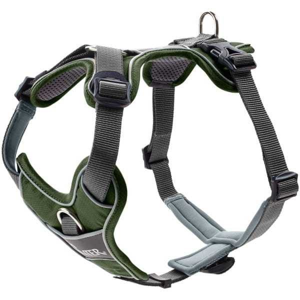 Oryginalne Hunter Szelki dla psa Divo zielono/szare L-XL