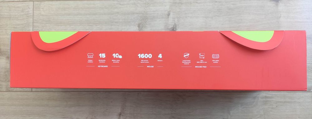 Bezprzewodowa klawiatura i mysz CANYON Violet