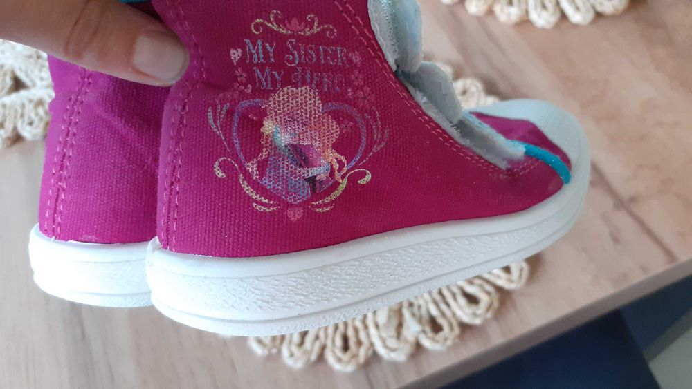 Trampki disney rozm.26 kraina lodu brokat