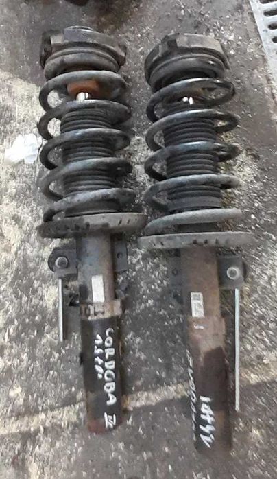 Amortyzatory sprężyny seat Ibiza III cordoba II skoda fabia