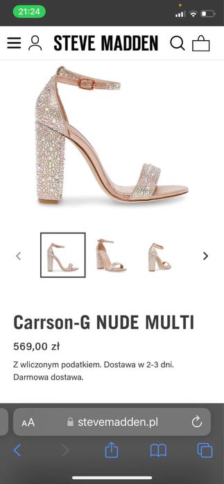 Piękne sandałki Steve Madden