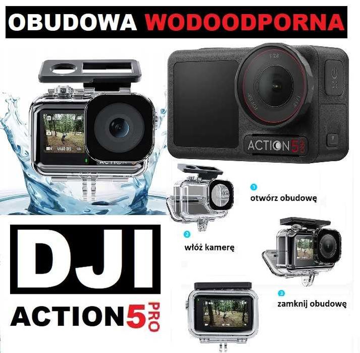 dedykowana obdowa wodoodporna DO DJI OSMO ACTION 5 PRO