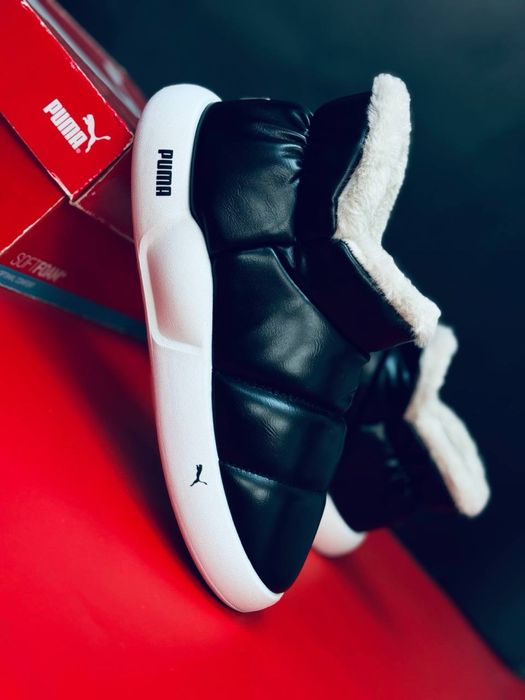 Дутики снегоходы кожаные Puma / большой выбор размеров !!