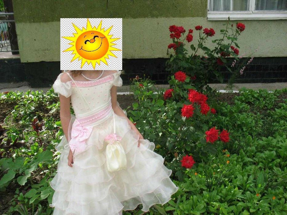 Прекрасное праздничное платье для принцессы