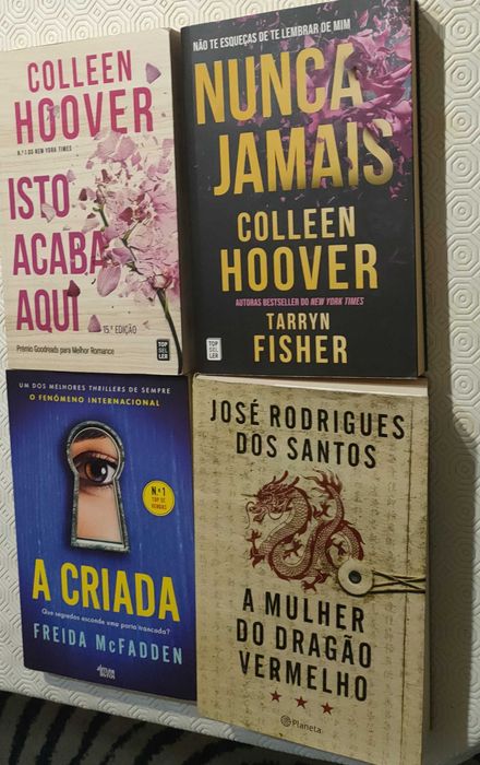 Colleen Hoover,Freida Mcfadden, Julia Quinn, José Rodrigues dos Santos