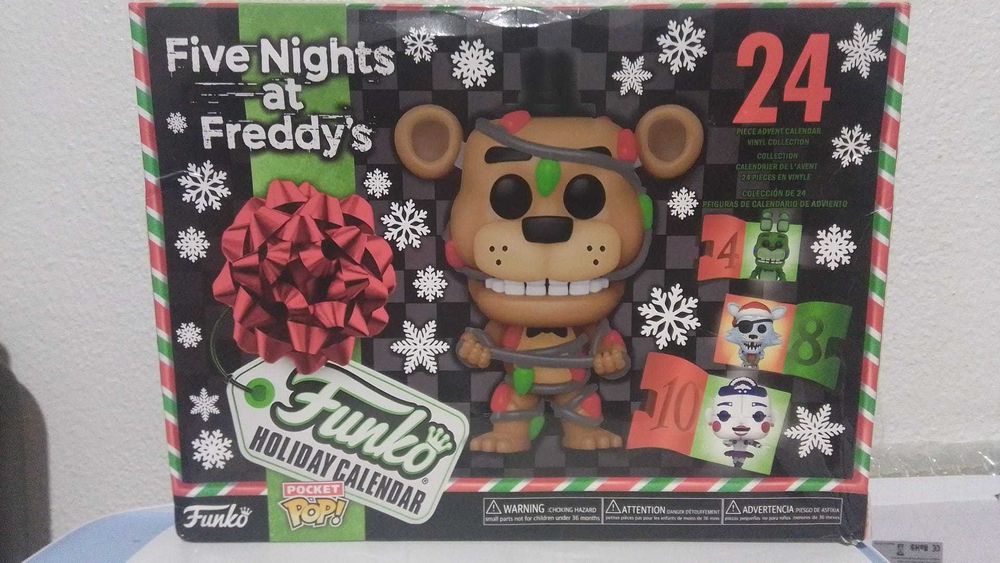 Calendário do Advento Five Nights at Freddy’s – Estilo Pocket Pop