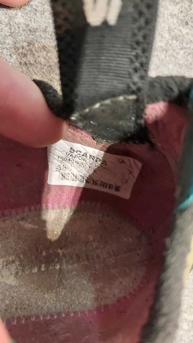 pés de gato Scarpa Vapor 38 escalada
