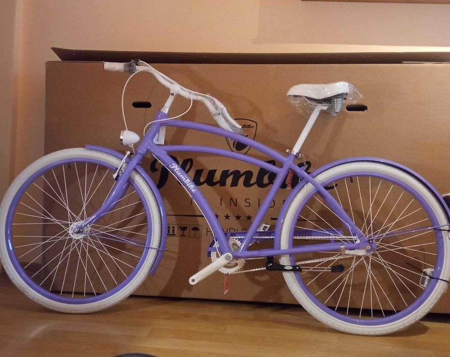 Nowy Rower Plumbike Hermes Fioletowy