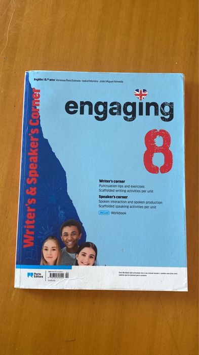 Caderno de atividades Engaging 8 Porto Editora