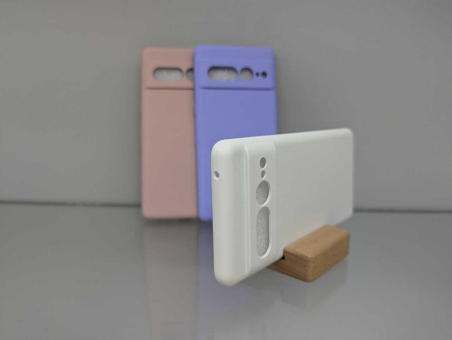 Google Pixel 7 Pro Противоударный чехол микрофибра Премиум софт тач