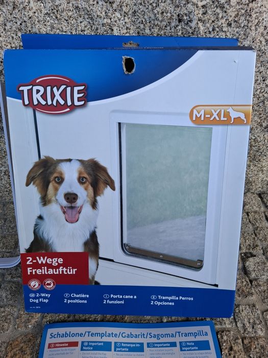 Porta para cão 2 posições M–XL Trixie para cão grande