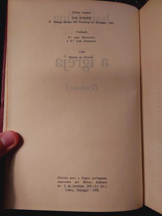 A Igreja (vol. II), Hans Küng