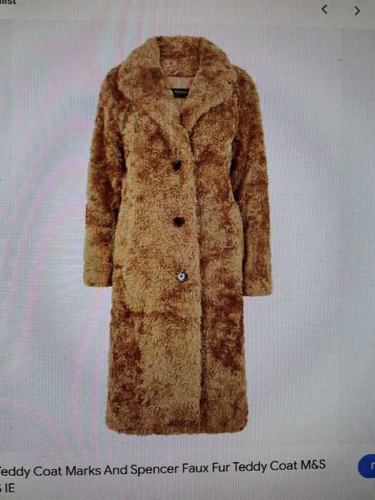 Еко шуба Тедді camel Marks&Spencer 52 54