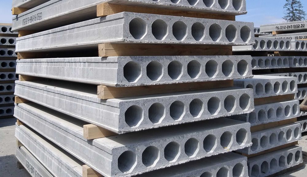 Панелі перекриття міжповерхові залізобетонні.Доставка по області