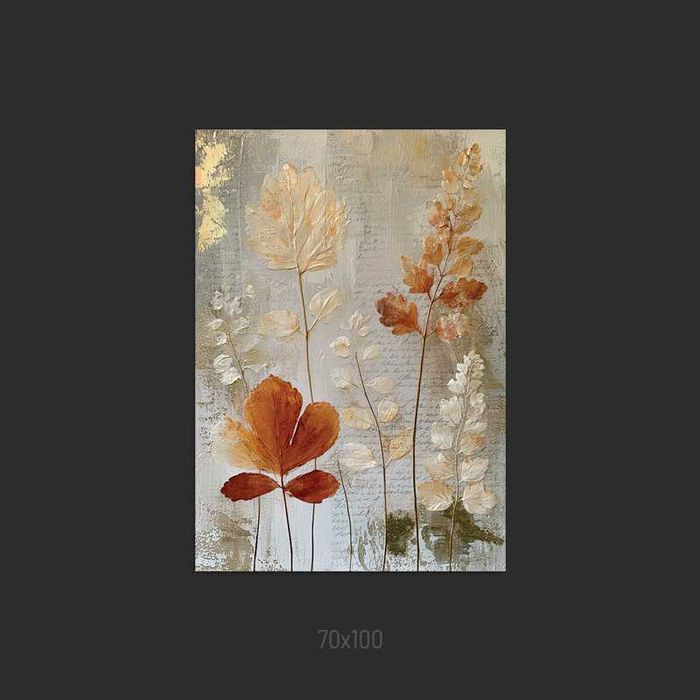 Obraz / Plakat - 70x100 - druk na papierze [grafika kwiaty 5)