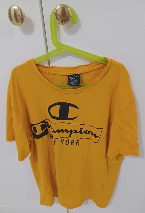 T-Shirt Champion - Mostarda - S - Como Nova