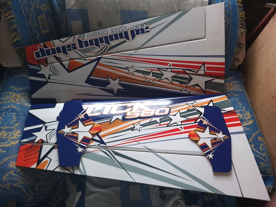 Пілотажний літак SLICK 580 (3DHS 79) бенз двигун DLE40 +пульт