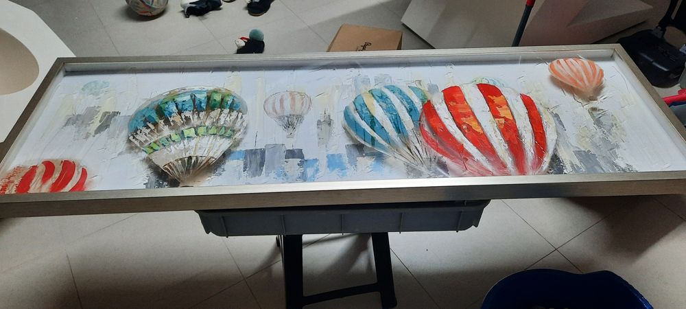 Quadro  co. Moldura em Dourado