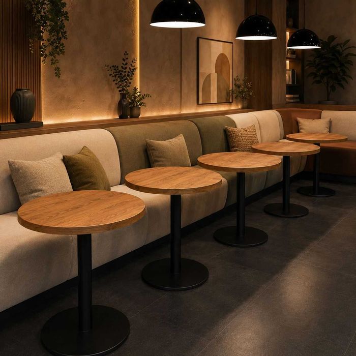 Stolik, stół do jadalni, restauracji, lokalu fi 60 - PRODUCENT - 5 lat gwarancji