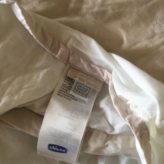 Edredao berço next to me chicco - com capa e fronha