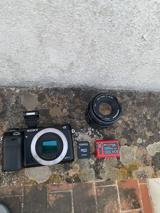 Sony Nex 6 (16 MP APS‑C) + lente 50mm Hanimex