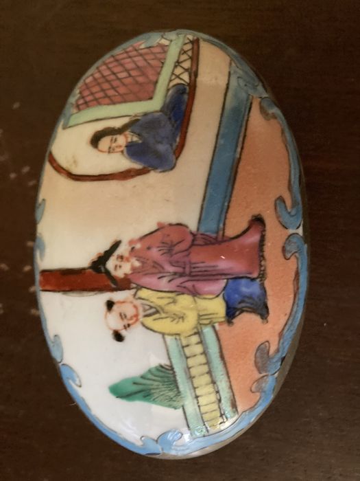 Caixa decorativa loiça de Macau