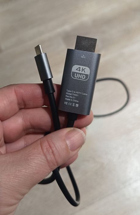 Kabel adapter USB-C do HDMI 4k MHL