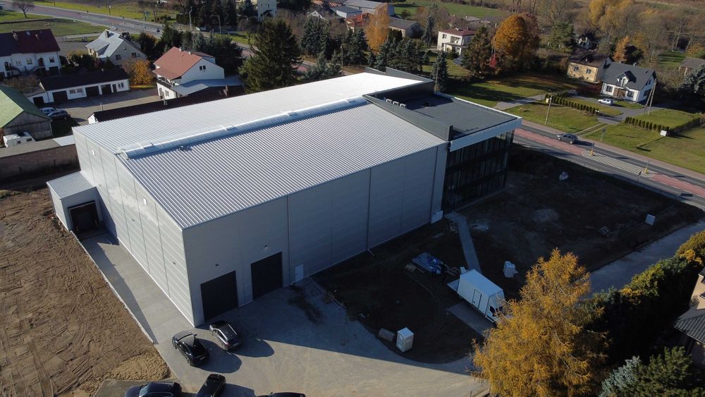 Budowa hali 5000m2 z biurowcem 675m2