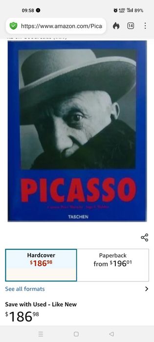 Picasso Taschen Capa Dura
