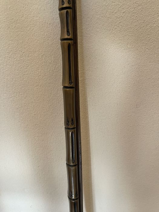 Moldura Antiga em Bronze Maciço "Bambu" para Espelho – 7,5 kg