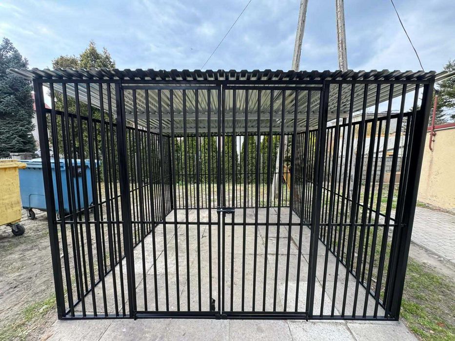 Konstrukcja stalowa_kojec dla psa -DOSTAWA