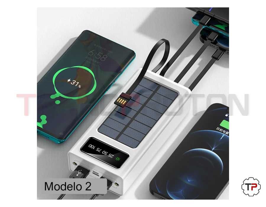 Powerbanks c/ Painel Solar