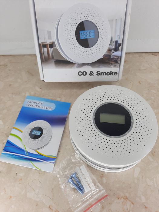 czujnik czadu dymu detektor nowy